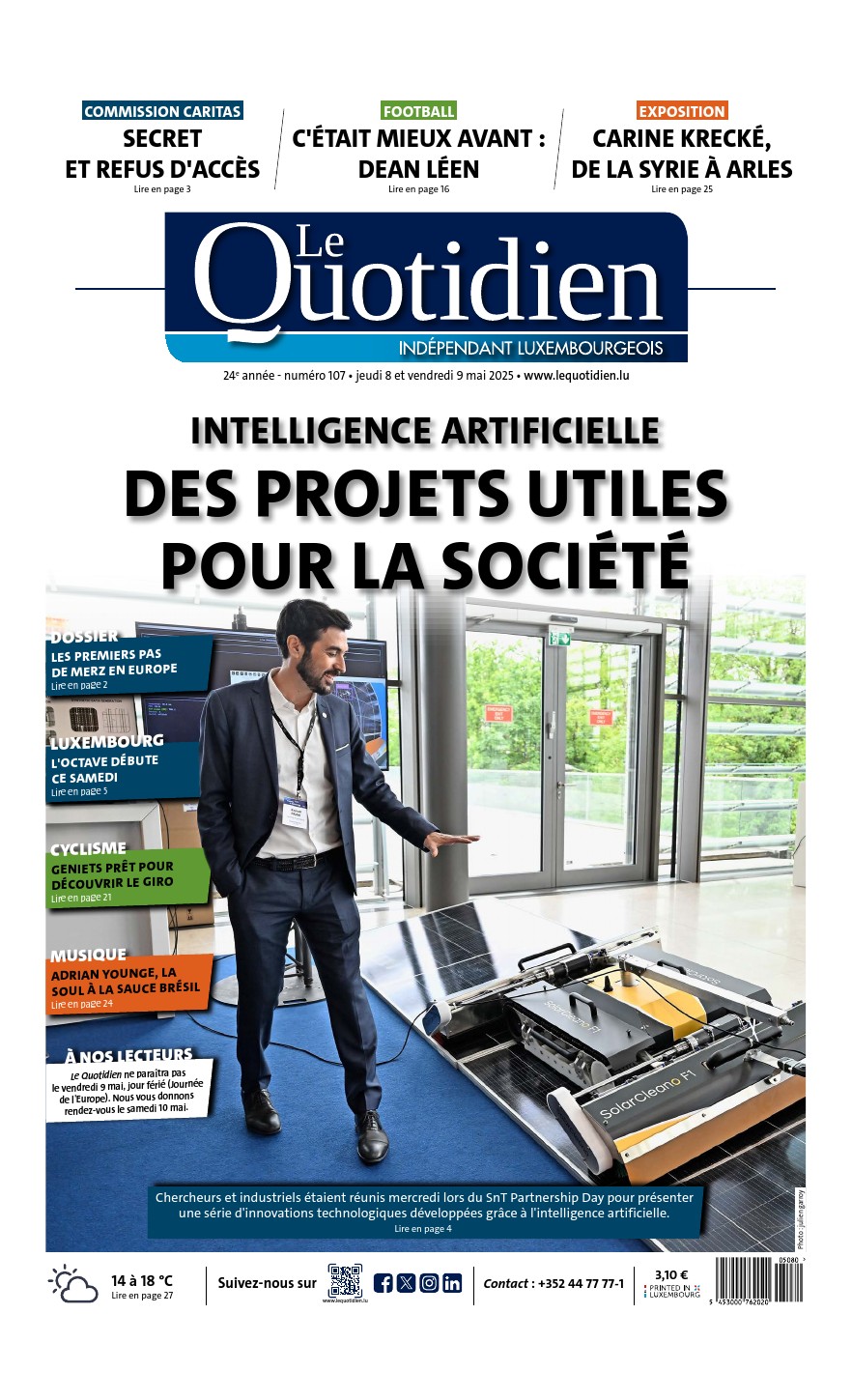 Lire le journal du jour