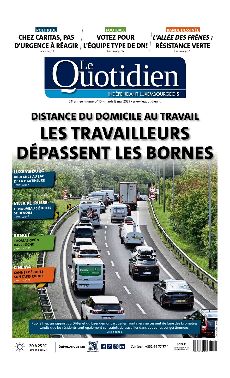 Lire le journal du jour