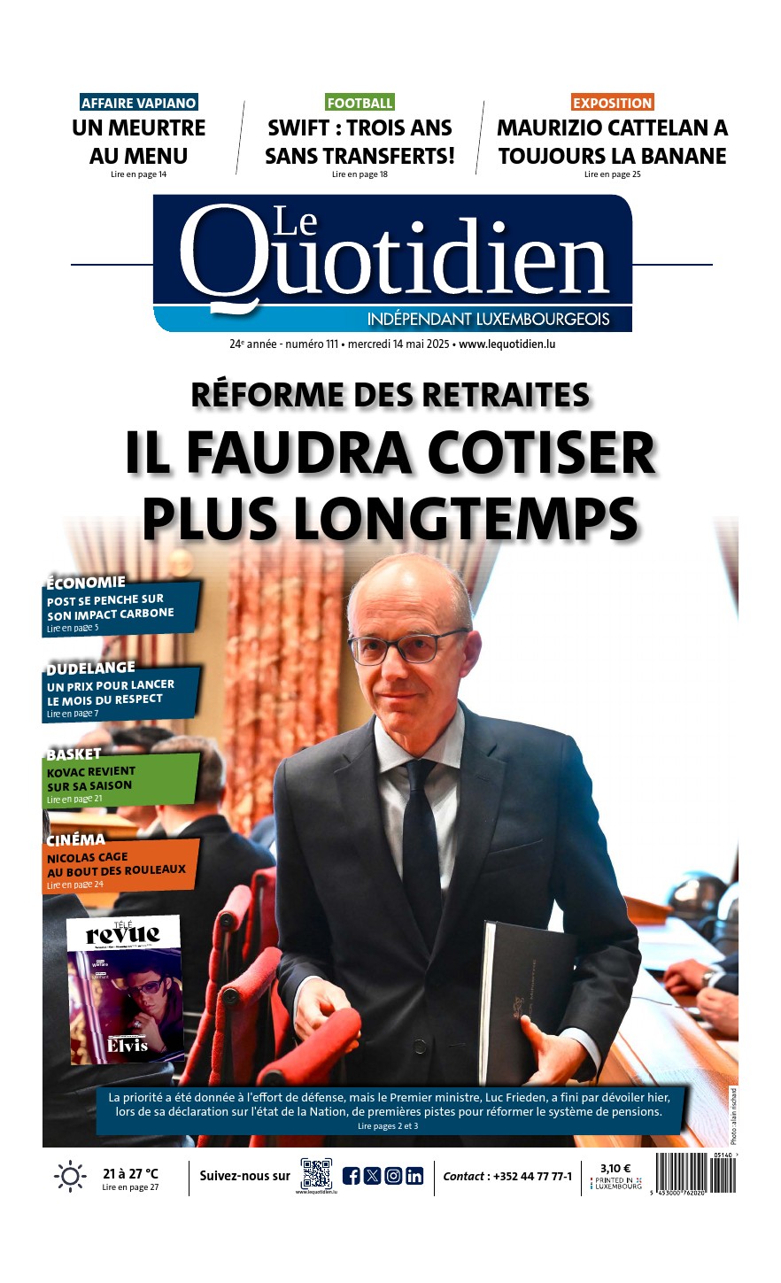 Lire le journal du jour