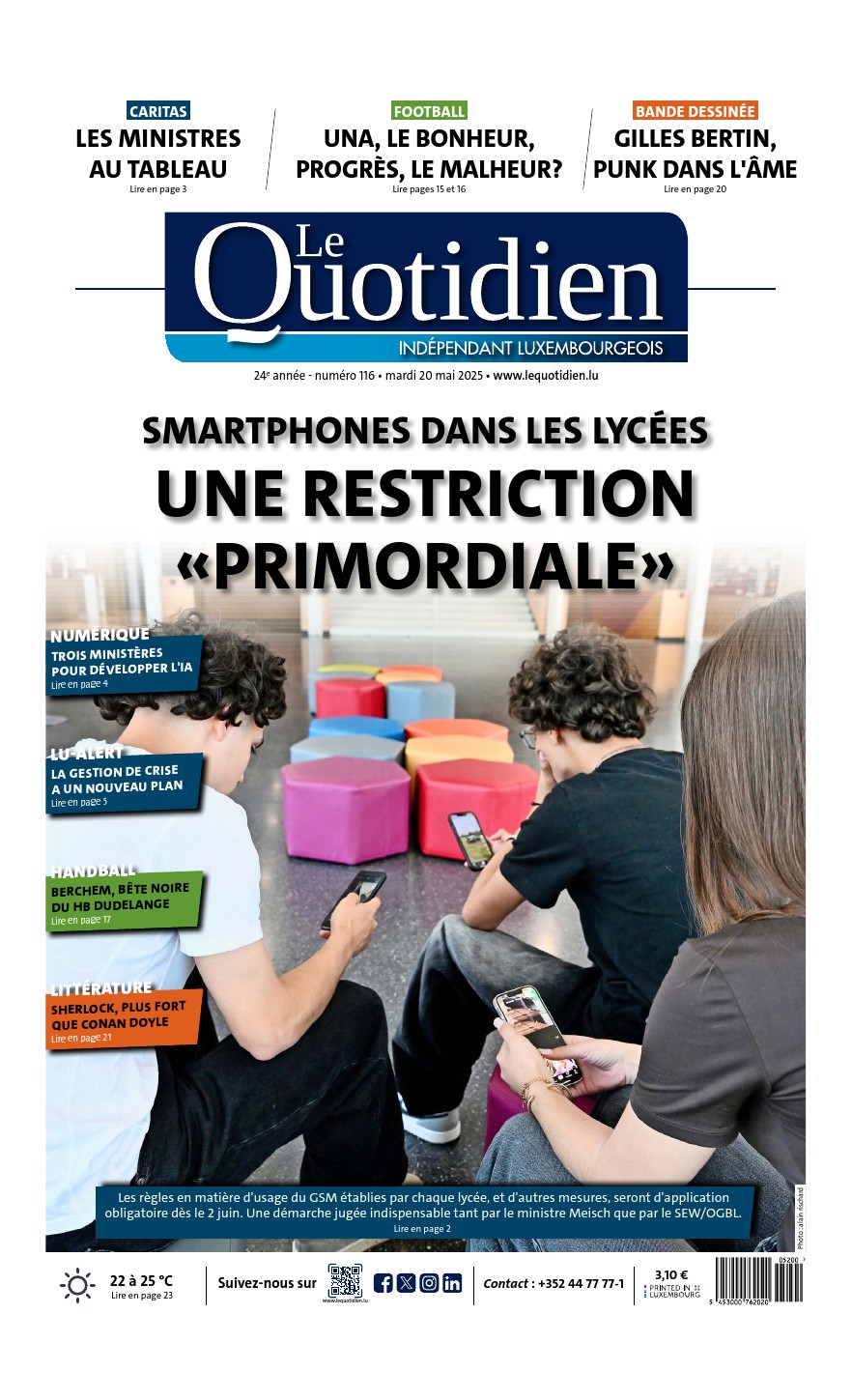 Lire le journal du jour