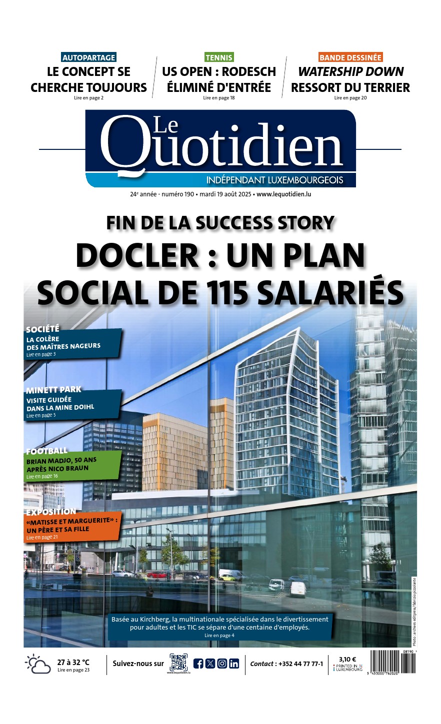 Lire le journal du jour