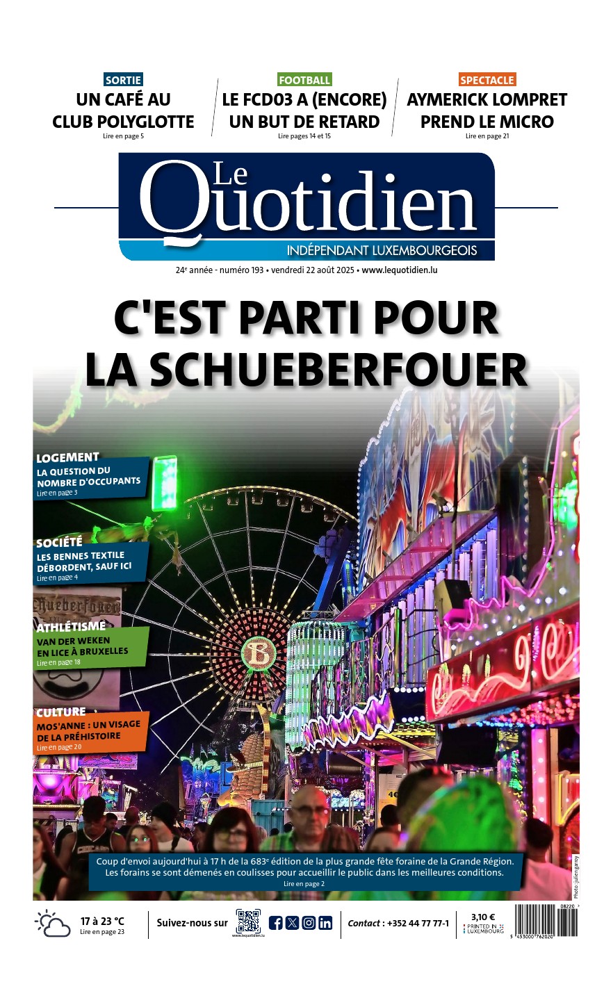 Lire le journal du jour