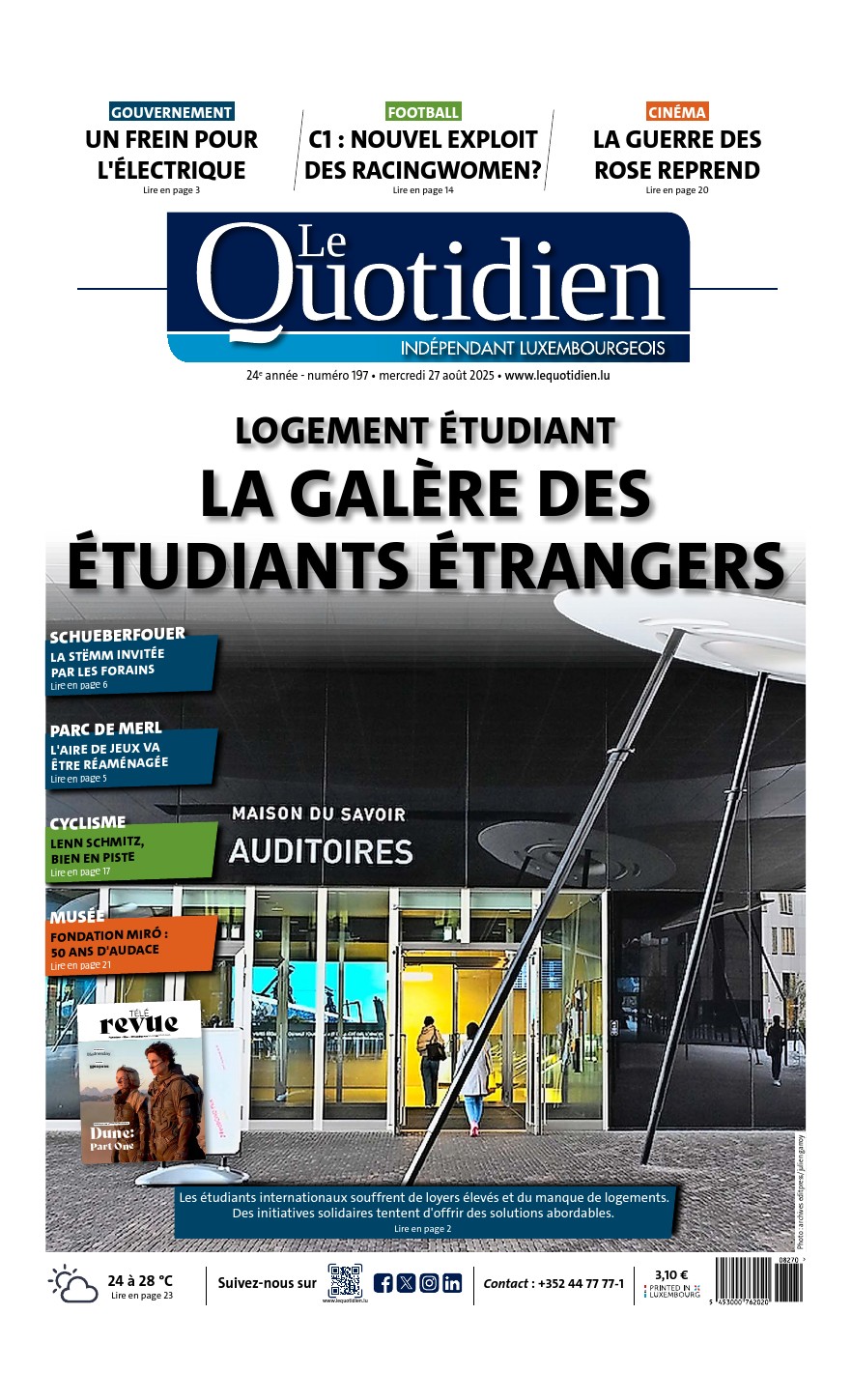 Lire le journal du jour
