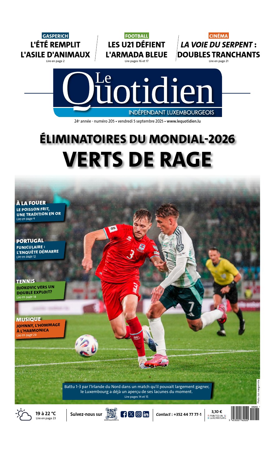 Lire le journal du jour