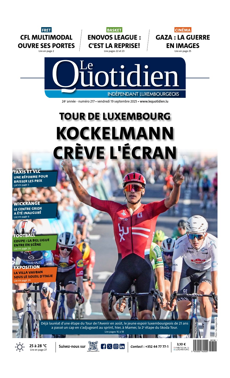 Lire le journal du jour