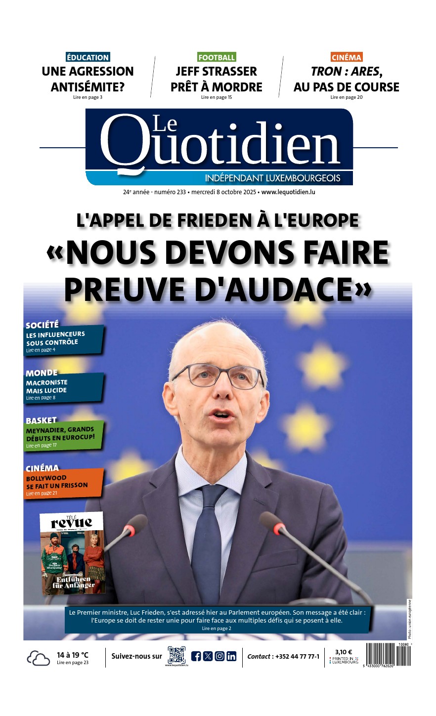 Lire le journal du jour