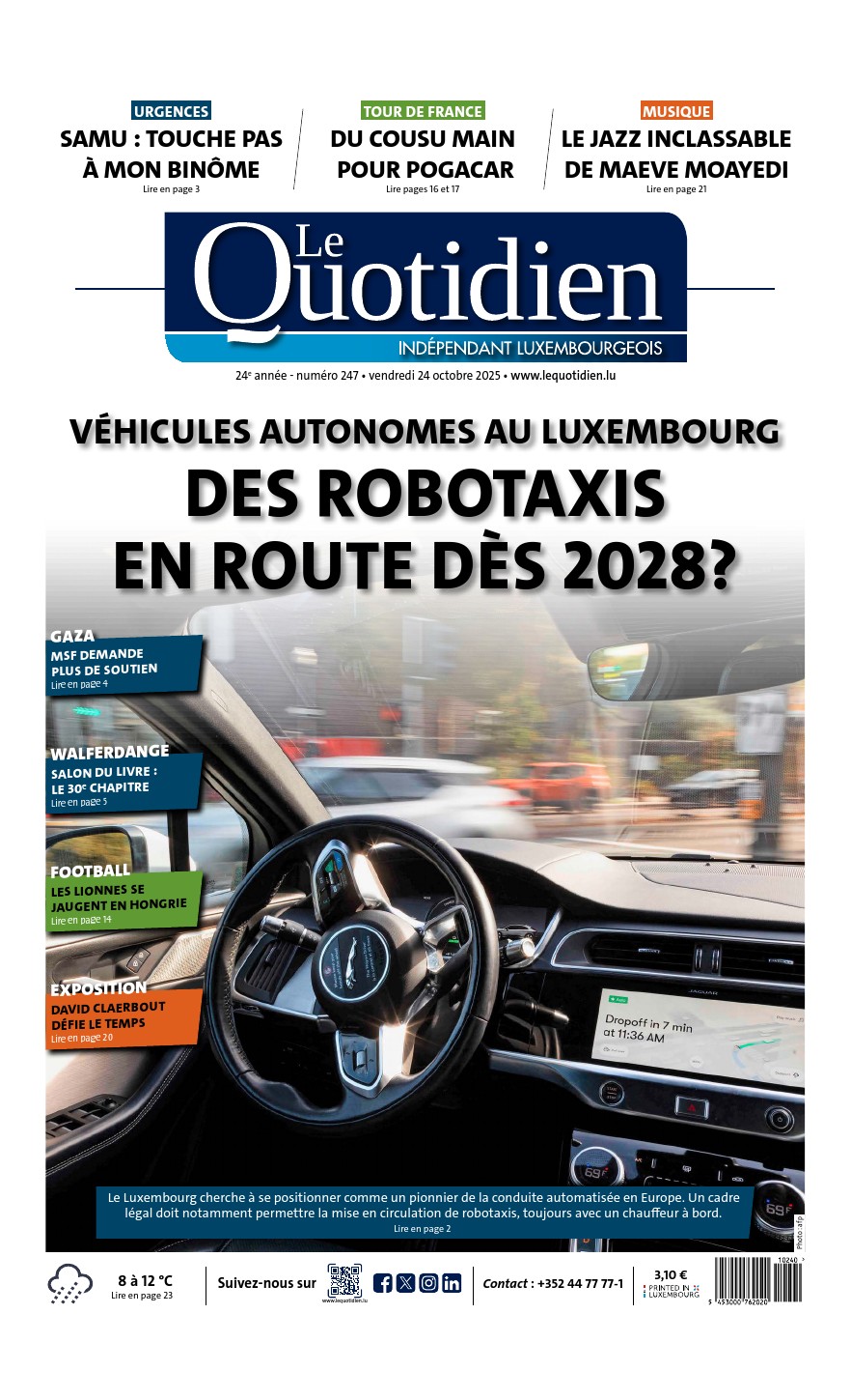 Lire le journal du jour
