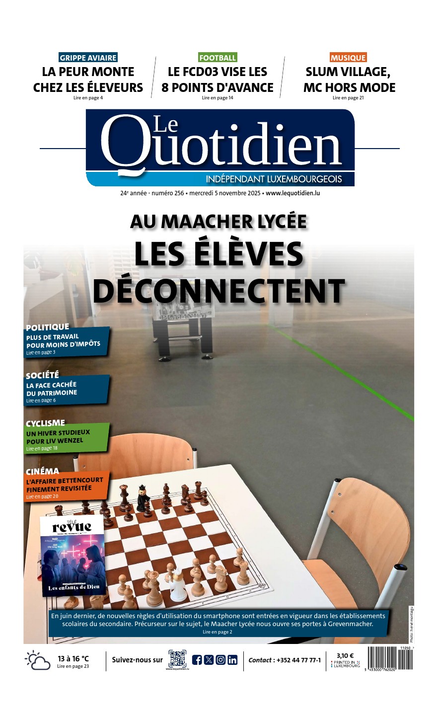 Lire le journal du jour